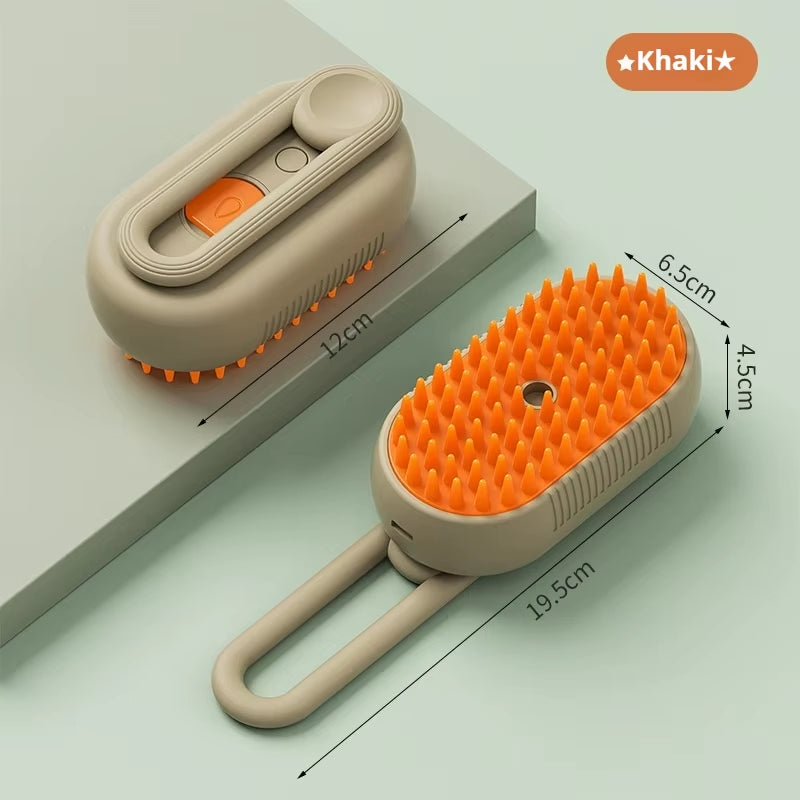 Ultimate Pet Spray Massage Comb - Effortless One-Button Hair Removal Brush for Cats & Dogs