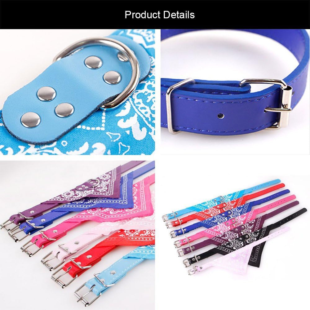 Stylish Red Bandana Collar for Medium Male Puppies