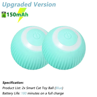 Endless Fun for Your Feline: Interactive Electric Rolling Ball Toy!