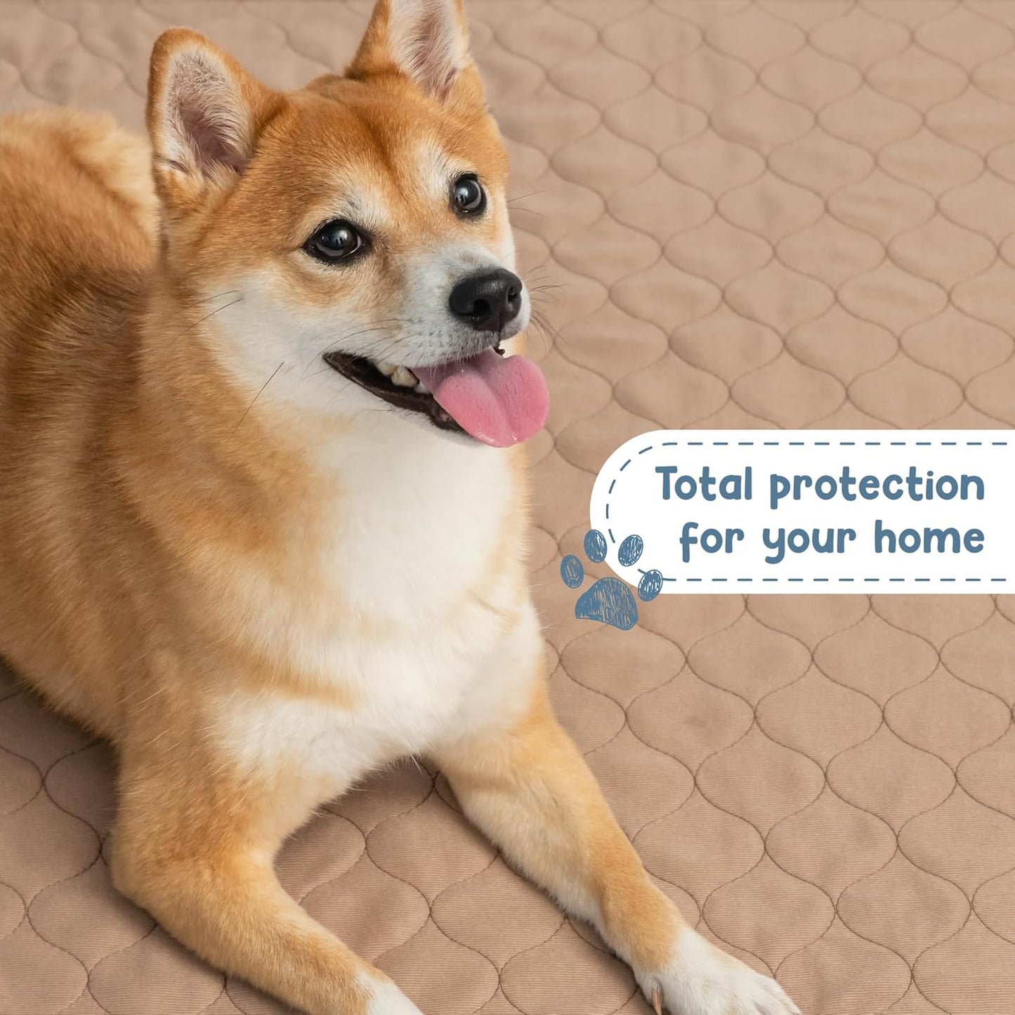 Extra-Large Washable Waterproof Dog Pee Pad - Ideal for Potty Training & Whelping!