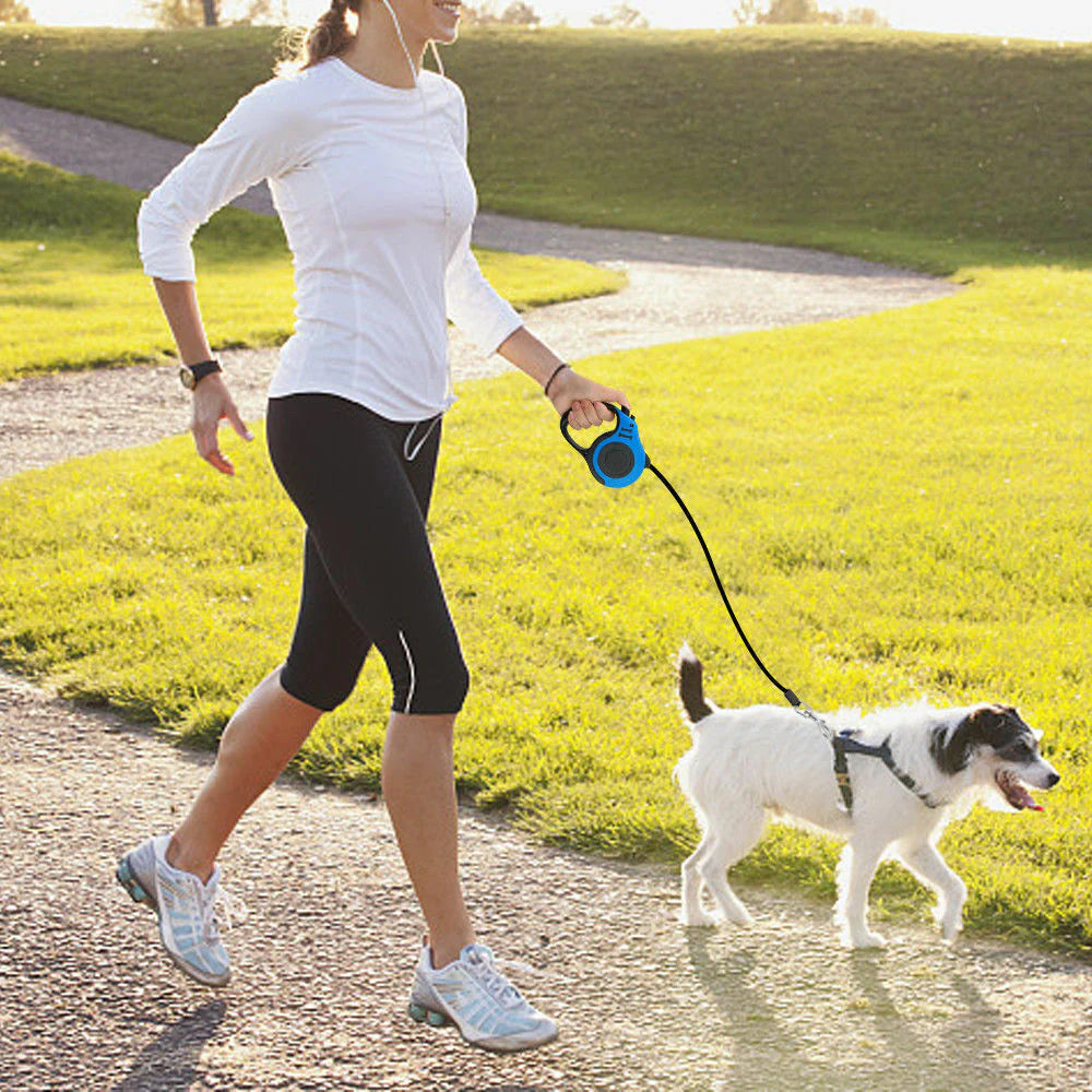 16.5FT Automatic Retractable Dog Leash - Ultimate Walking Lead for Your Pet - Free Shipping in the US!
