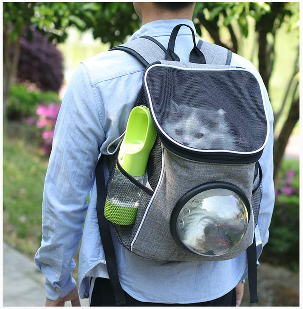 Ultimate Portable Dog Water Bottle with Leak-Proof Dispenser and Integrated Food Container - Perfect for Outdoor Adventures with Your Furry Friend - Green