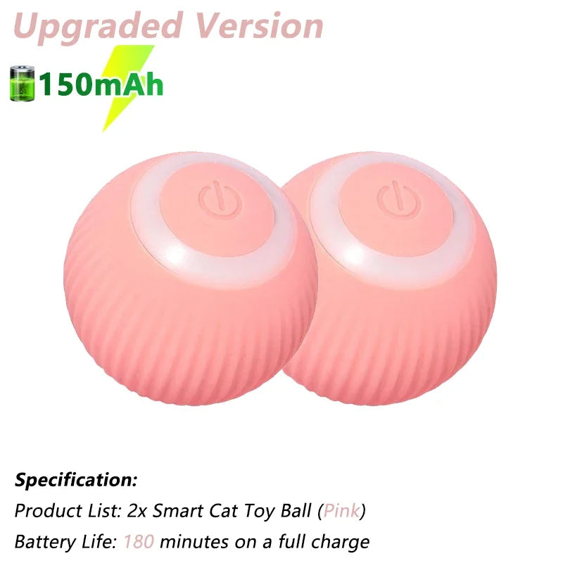 Endless Fun for Your Feline: Interactive Electric Rolling Ball Toy!