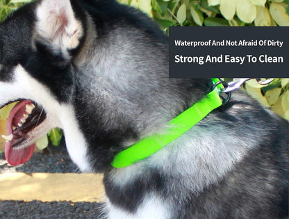 Waterproof Adjustable Dog Collars for Small, Medium, and Large Breeds - Easy to Clean (Green, Size S)