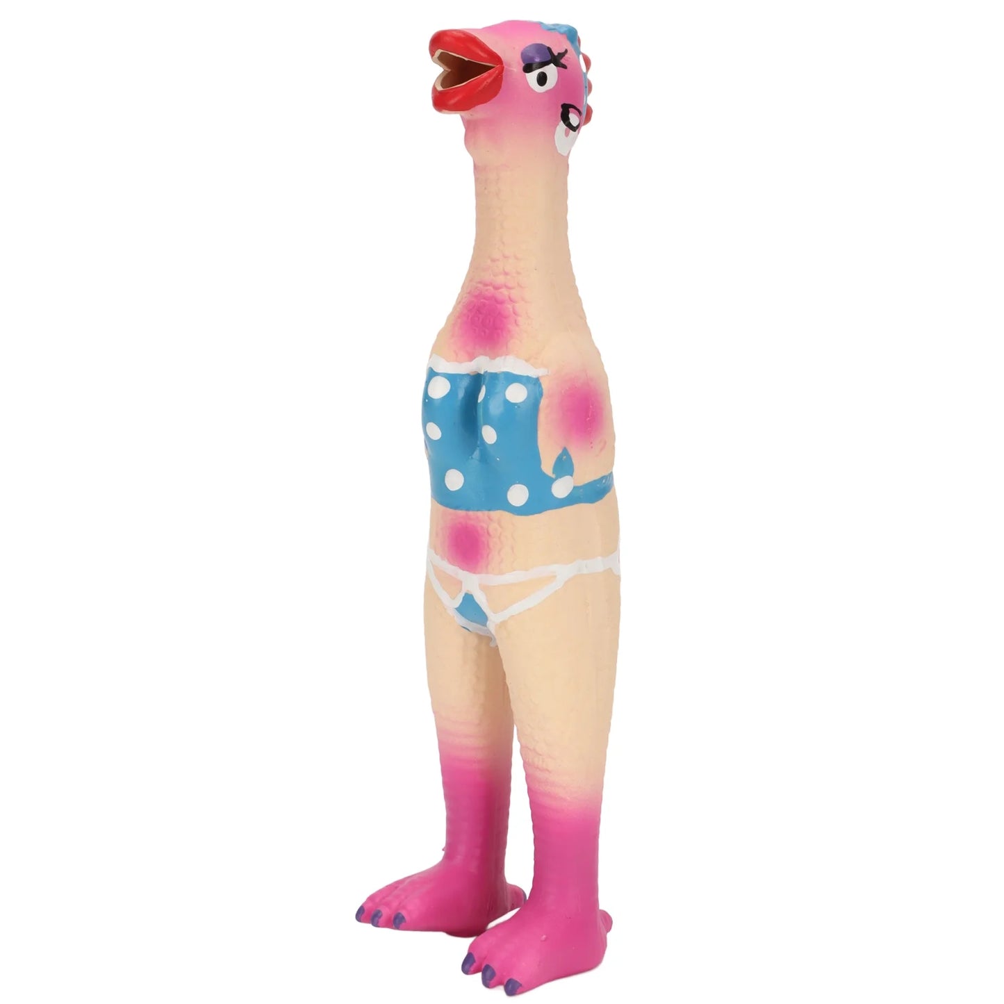 Exciting Squeaky Chicken Dog Toy - Durable, Bite-Resistant Fun for Dogs of All Sizes!