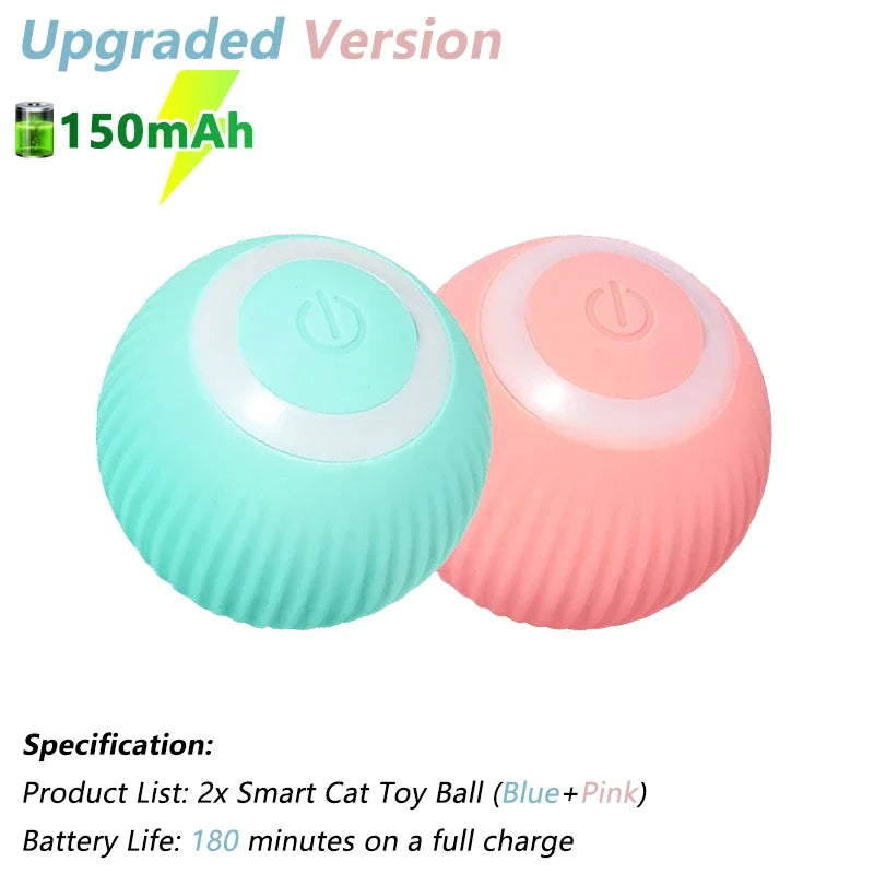 Endless Fun for Your Feline: Interactive Electric Rolling Ball Toy!