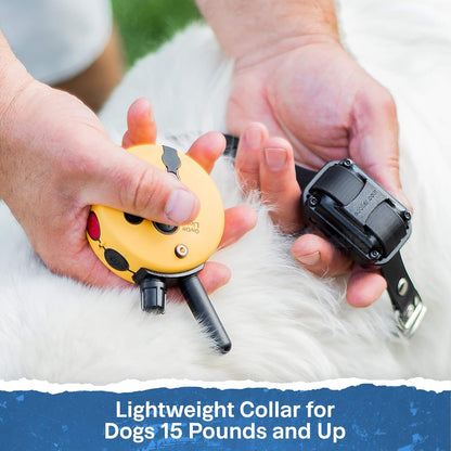 ET-300 Mini E Collar for Dog Training with Remote - 1/2 Mile Range, Waterproof, 100 Blunt Stimulation Levels, Tone or Vibration Mode, Night Light Tracking for Small, Medium & Large Dogs
