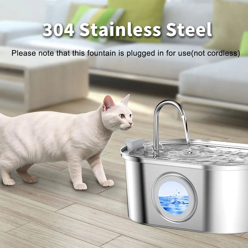 HEYBO Automatic Pet Water Dispenser with Ultra Quiet Pump