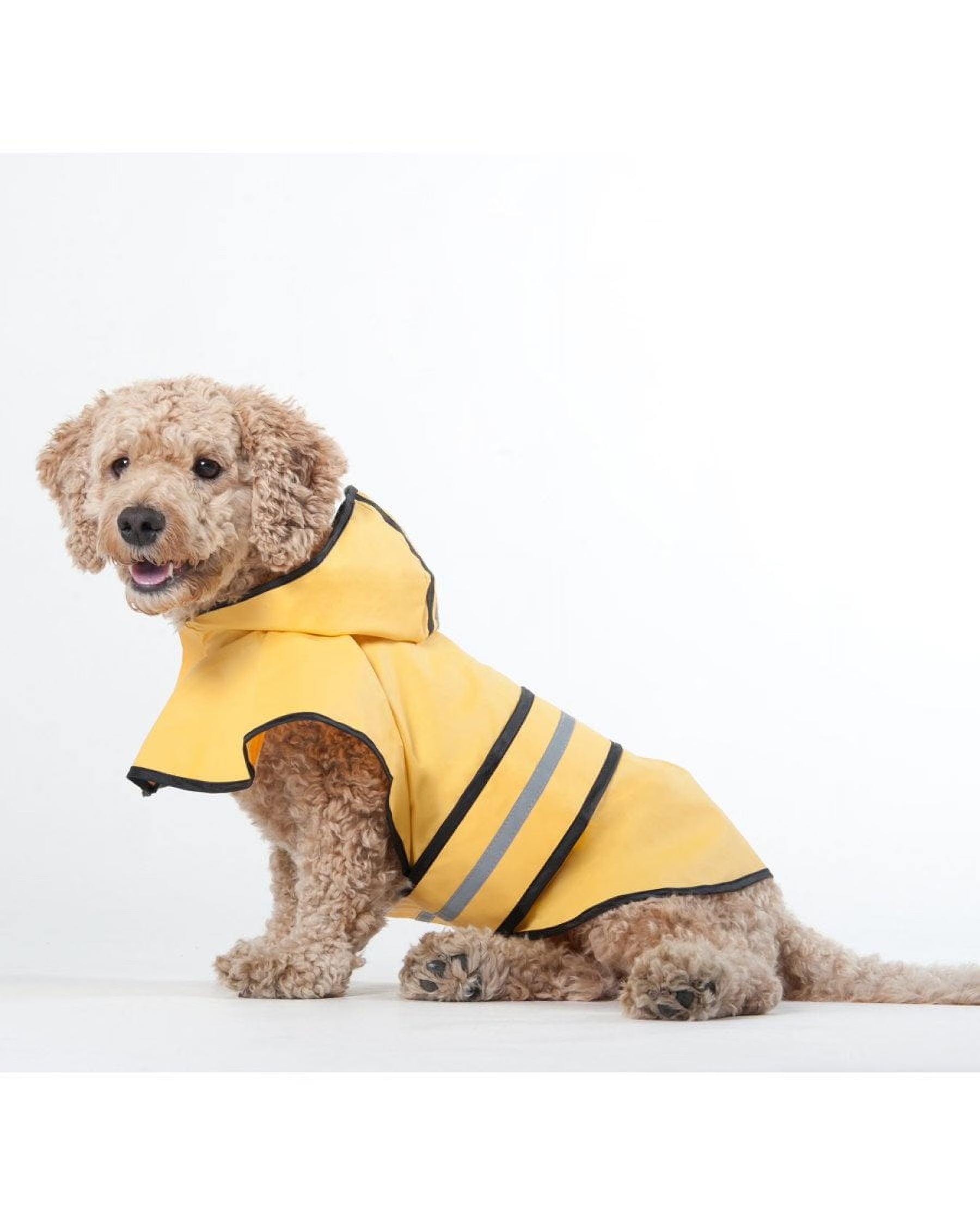 Fashion Pet Rainy Day Dog Slicker - Yellow (Small)