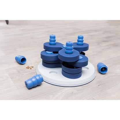 Advanced Dog Puzzle Toy - Level 3 Flower Strategy Game & Treat Dispenser for Engaging Play