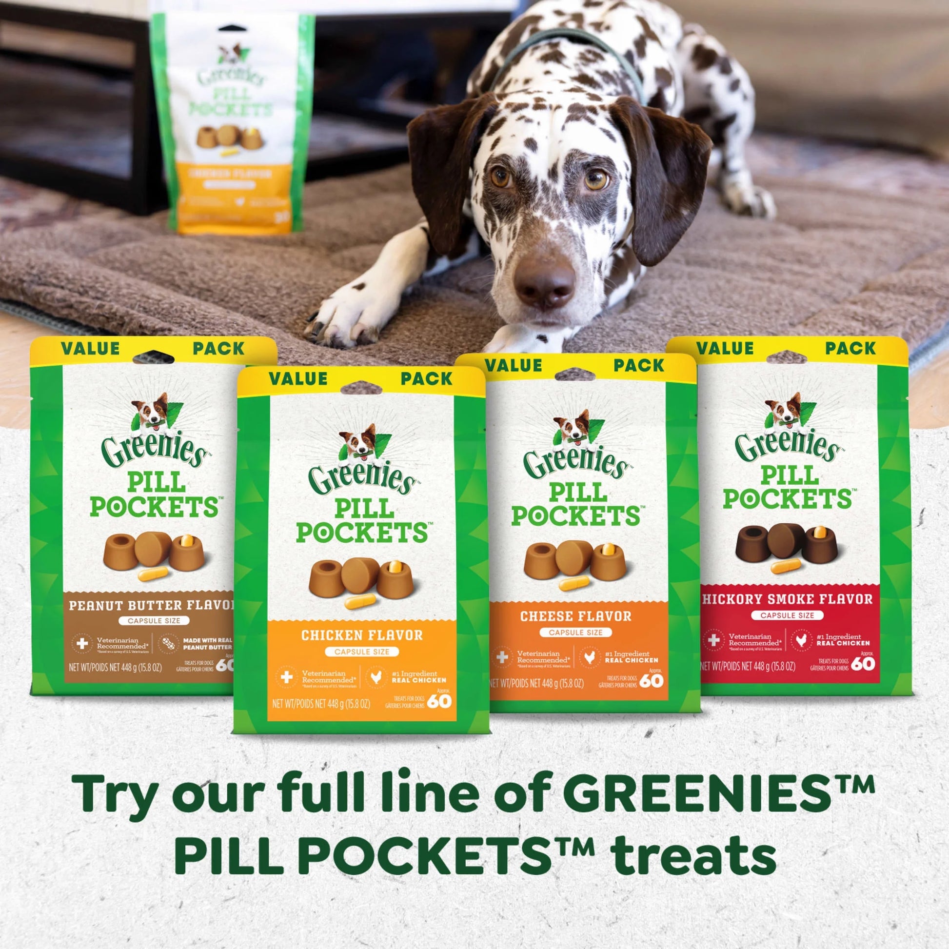 Delicious Hickory Smoke Pill Pockets for Dogs - Large Soft Treats for Easy Medication, 7.9 Oz (30 Count)