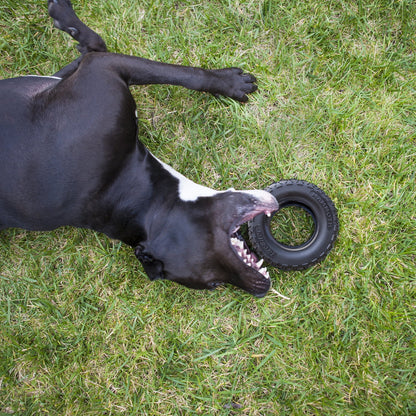Ultimate TireBiter Advanced 5" Rubber Dog Toy for Medium Dogs - Tough, Durable & Fun!