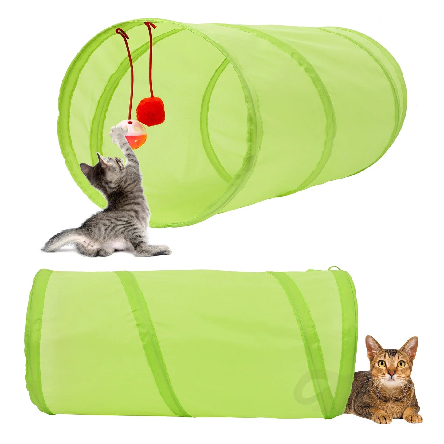 Ultimate 21-Piece Cat Toy Set - Interactive Tunnel, Fluffy Mice, and Crinkle Balls for Endless Fun!