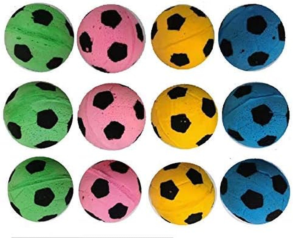 Professional Foam Soccer Balls for Cats (Set of 12)