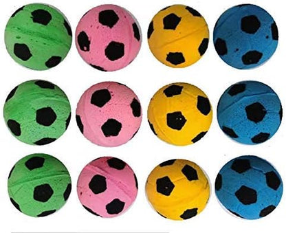Professional Foam Soccer Balls for Cats (Set of 12)