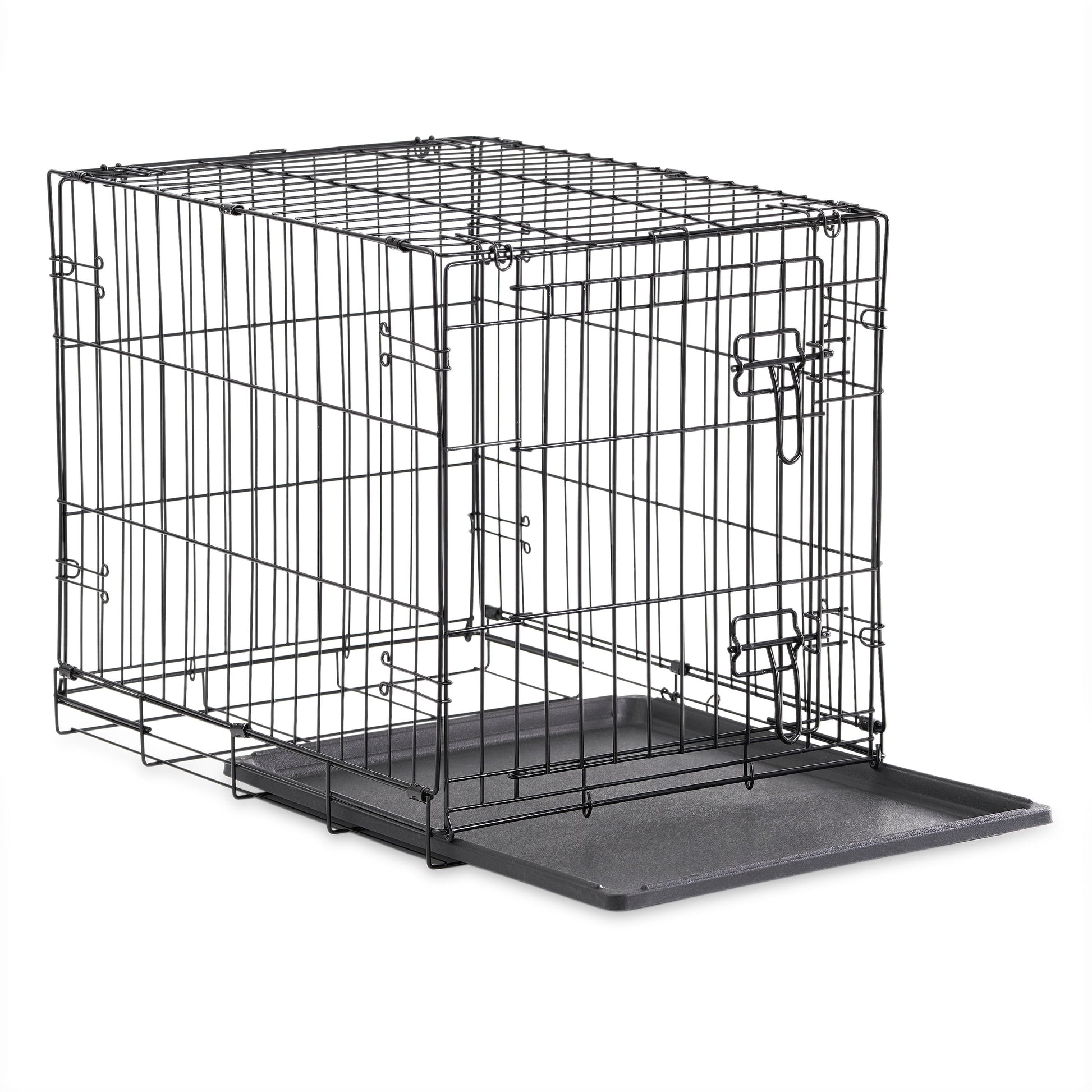 Premium Foldable 48" Dog Wire Crate with Divider & Leak-Proof Tray - Perfect for Training & Travel