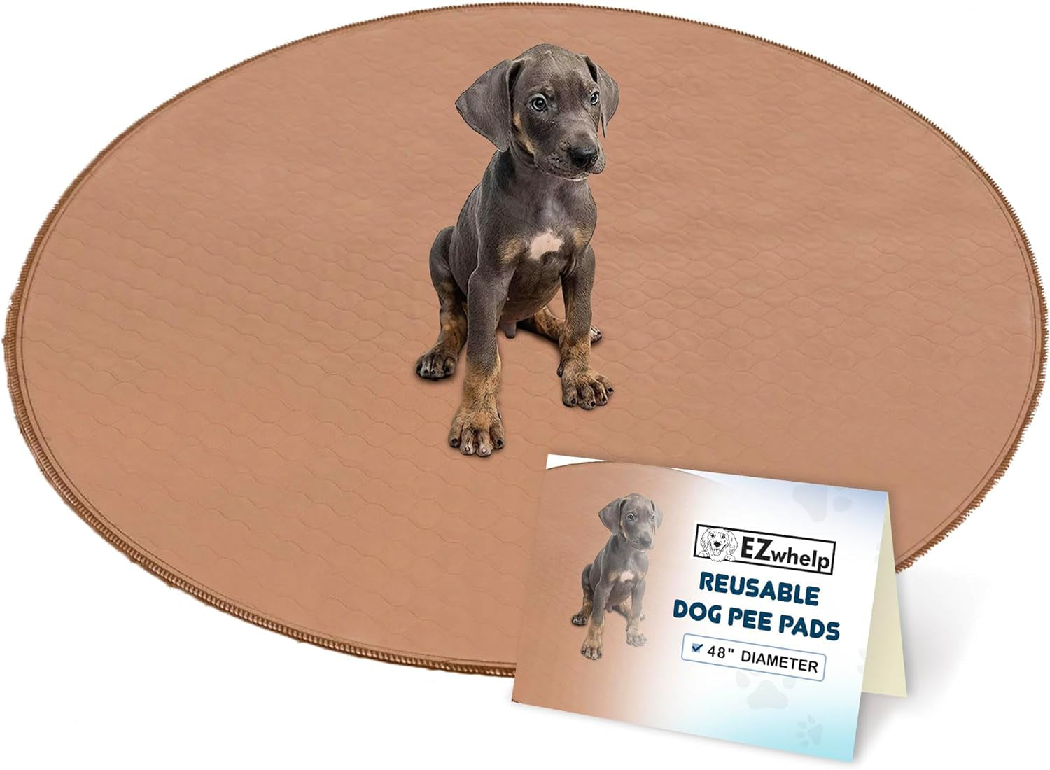Extra-Large Washable Waterproof Dog Pee Pad - Ideal for Potty Training & Whelping!