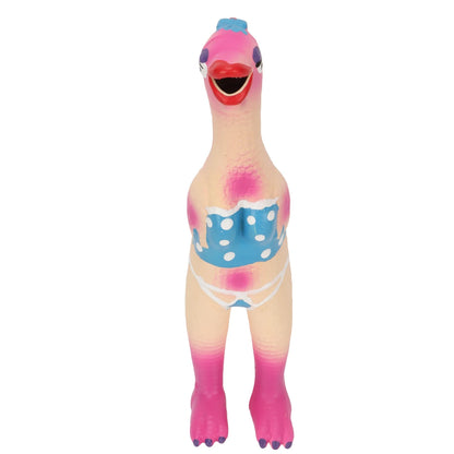Exciting Squeaky Chicken Dog Toy - Durable, Bite-Resistant Fun for Dogs of All Sizes!