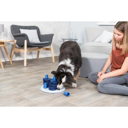 Advanced Dog Puzzle Toy - Level 3 Flower Strategy Game & Treat Dispenser for Engaging Play