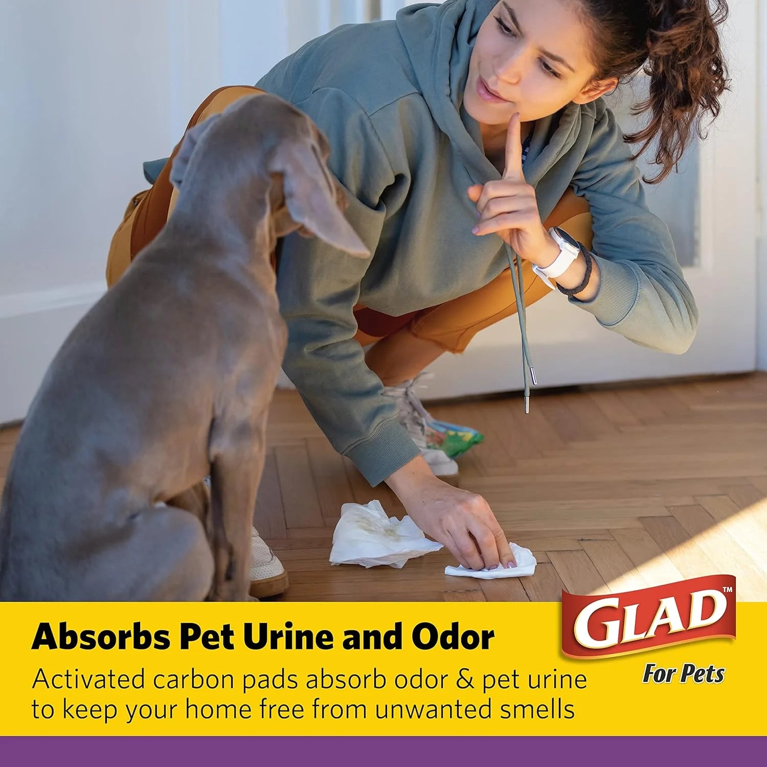 Jumbo Leak Resistant Activated Carbon Training Pads for Large Breed Dogs, 28In X 30In, 50 Count