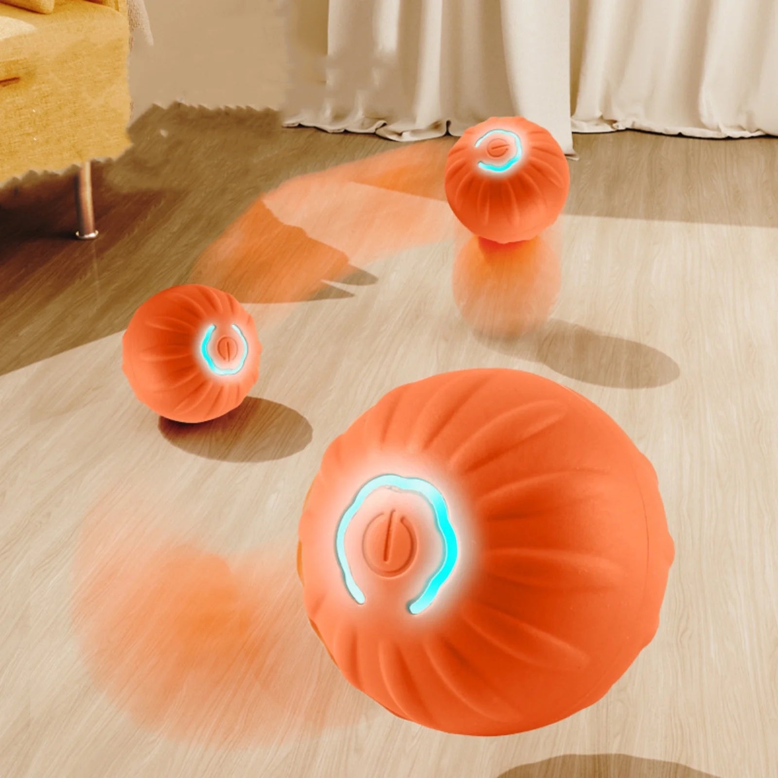 Interactive Smart Jumping Ball for Dogs - Automatic Bouncing Toy for Endless Fun - Perfect Gift for Small & Medium Pets!