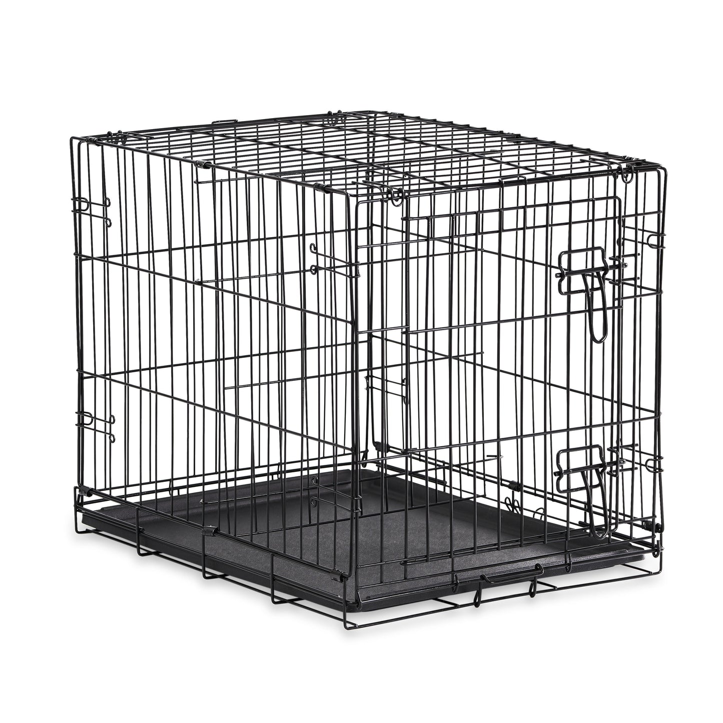Premium Foldable 48" Dog Wire Crate with Divider & Leak-Proof Tray - Perfect for Training & Travel