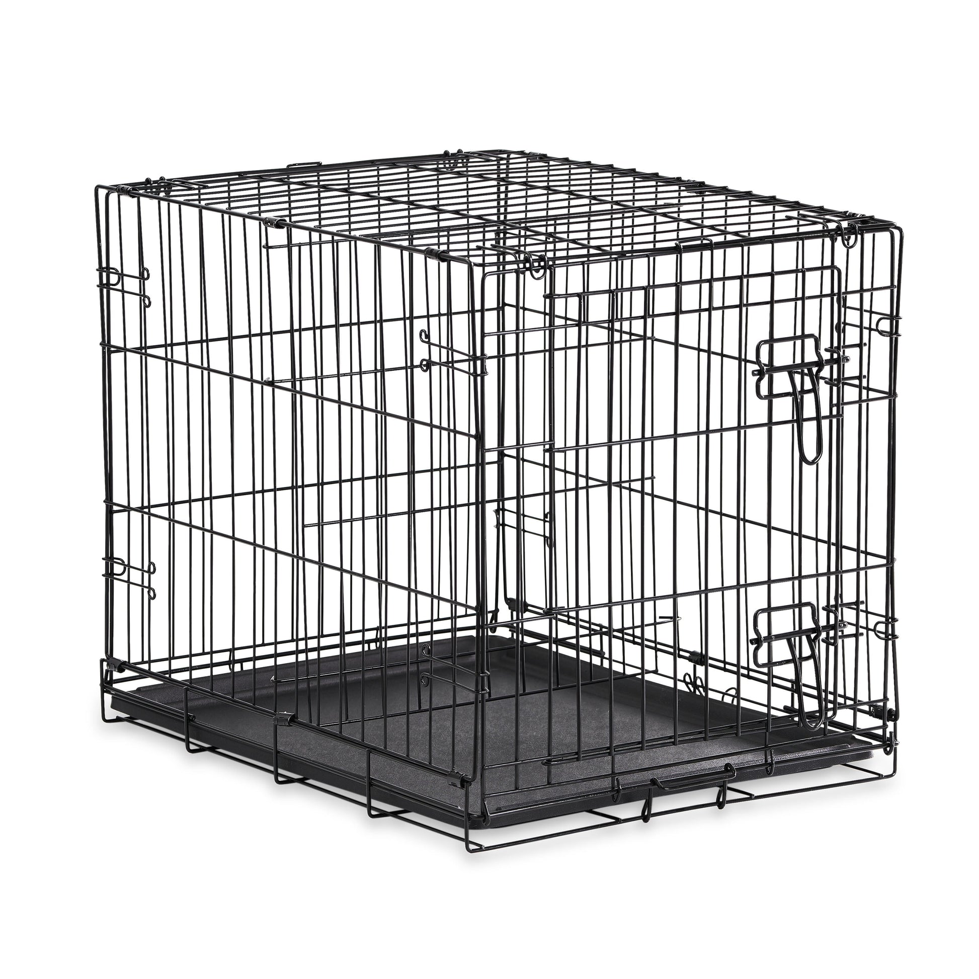 Premium Foldable 48" Dog Wire Crate with Divider & Leak-Proof Tray - Perfect for Training & Travel