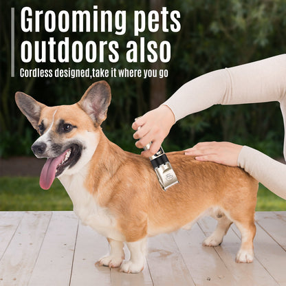 Ultimate Cordless Dog Grooming Kit - Professional Quiet Clippers for Effortless Pet Grooming