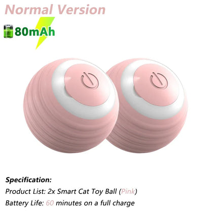 Endless Fun for Your Feline: Interactive Electric Rolling Ball Toy!