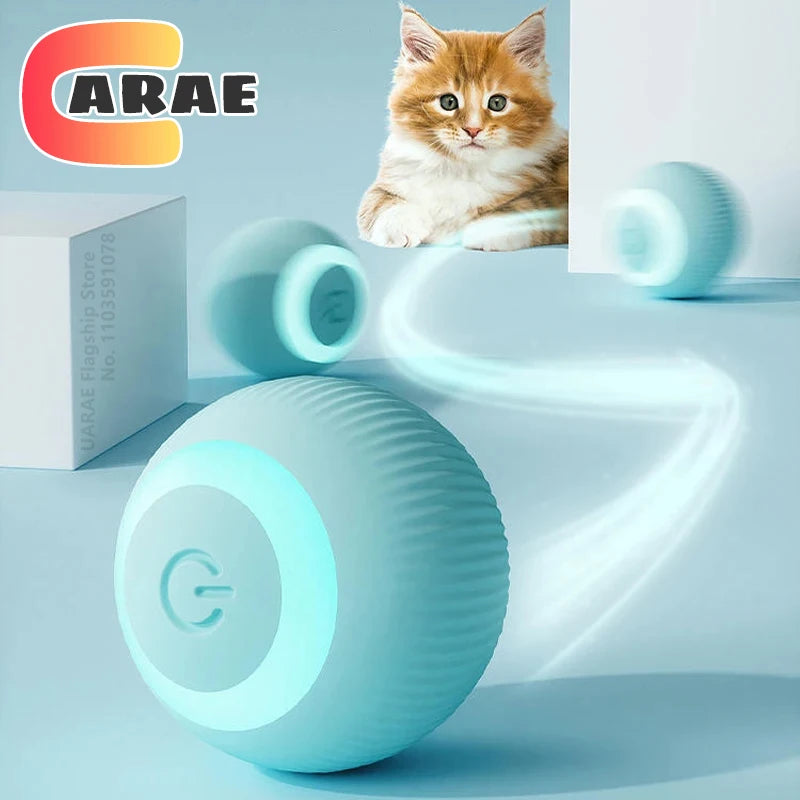 Endless Fun for Your Feline: Interactive Electric Rolling Ball Toy!