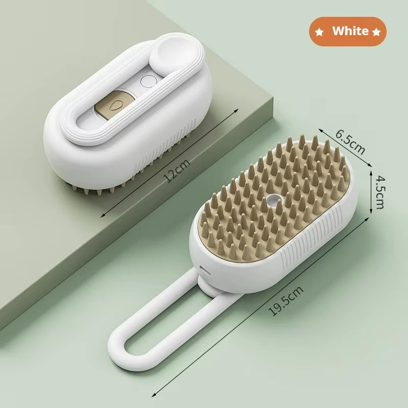 Ultimate Pet Spray Massage Comb - Effortless One-Button Hair Removal Brush for Cats & Dogs