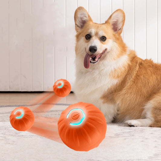 Interactive Smart Jumping Ball for Dogs - Automatic Bouncing Toy for Endless Fun - Perfect Gift for Small & Medium Pets!