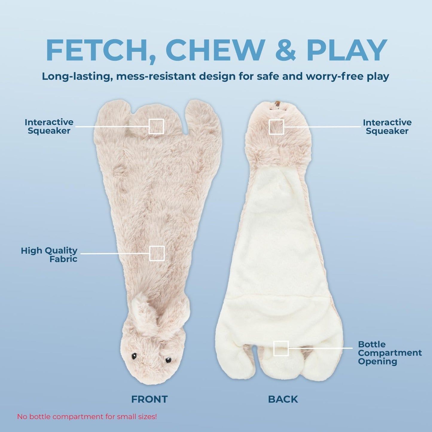 Engaging Premium Squeaky Dog Toy - Ideal for All Breeds, Soft Plush Fabric for Safe Indoor Fun