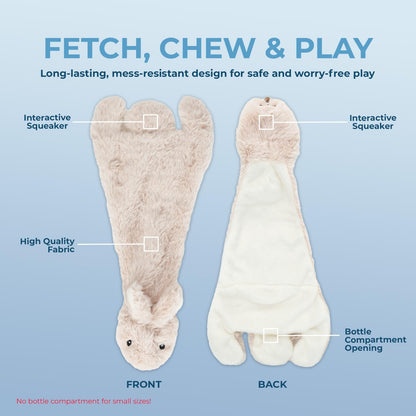 Engaging Premium Squeaky Dog Toy - Ideal for All Breeds, Soft Plush Fabric for Safe Indoor Fun