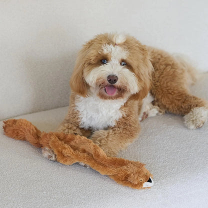 SPOT Skinneez Squirrel Dog Toy - Durable No Stuffing Design for Medium & Large Dogs, Perfect for Tug, Fetch & Shake Play, 23 Inches