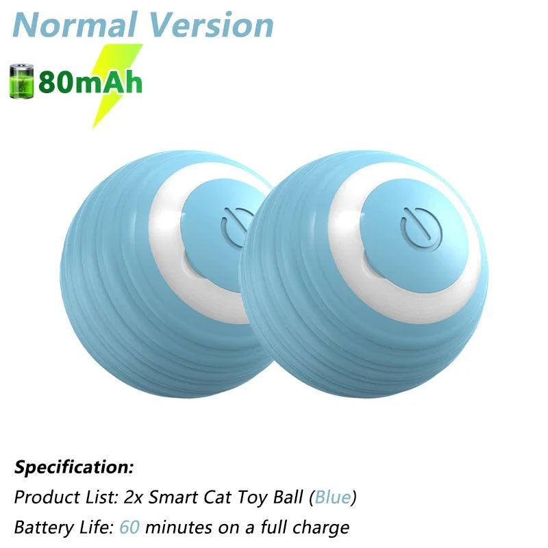 Endless Fun for Your Feline: Interactive Electric Rolling Ball Toy!