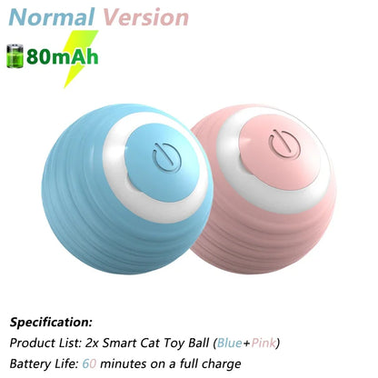 Endless Fun for Your Feline: Interactive Electric Rolling Ball Toy!