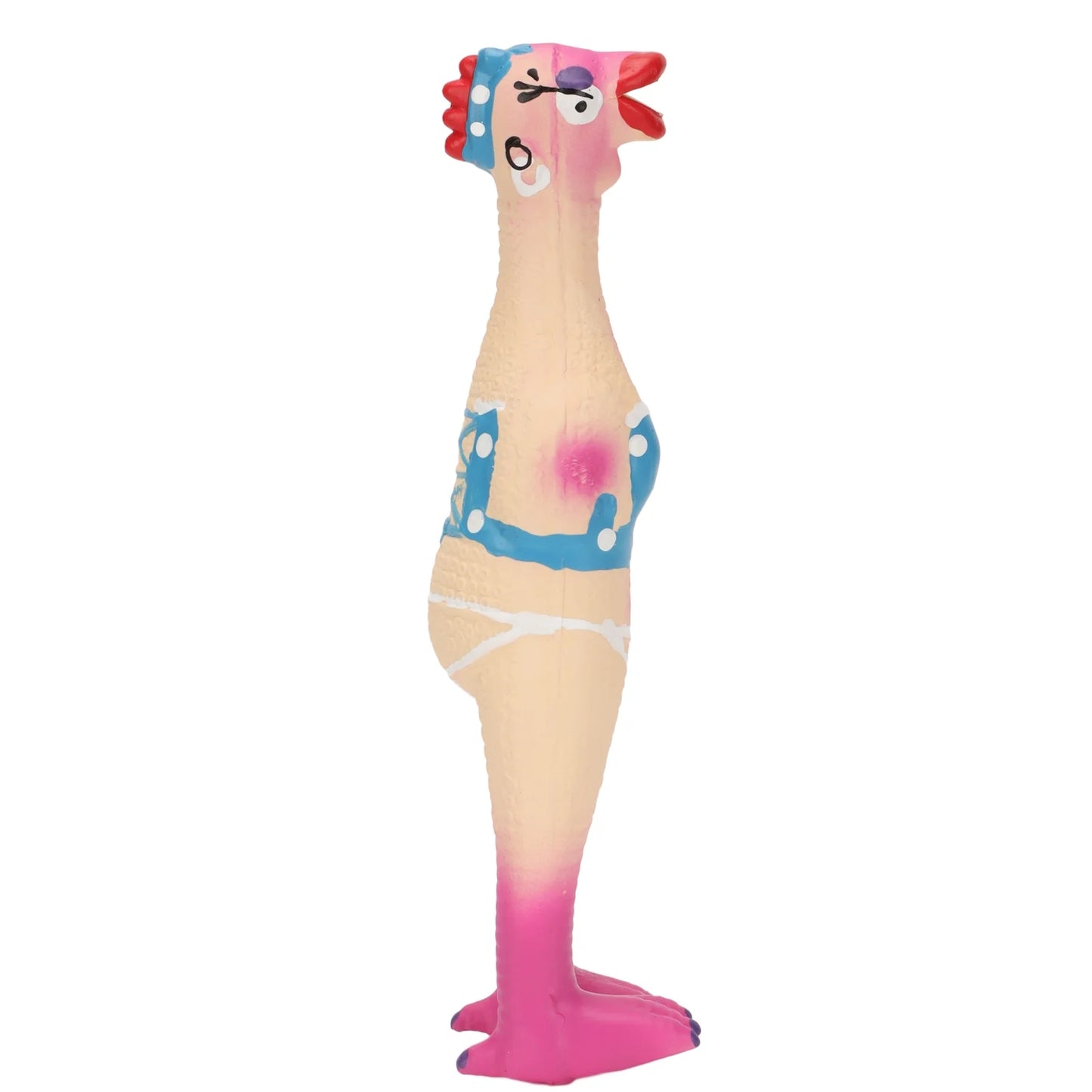 Exciting Squeaky Chicken Dog Toy - Durable, Bite-Resistant Fun for Dogs of All Sizes!