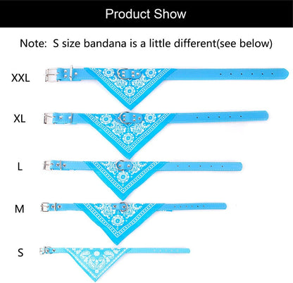 Stylish Red Bandana Collar for Medium Male Puppies