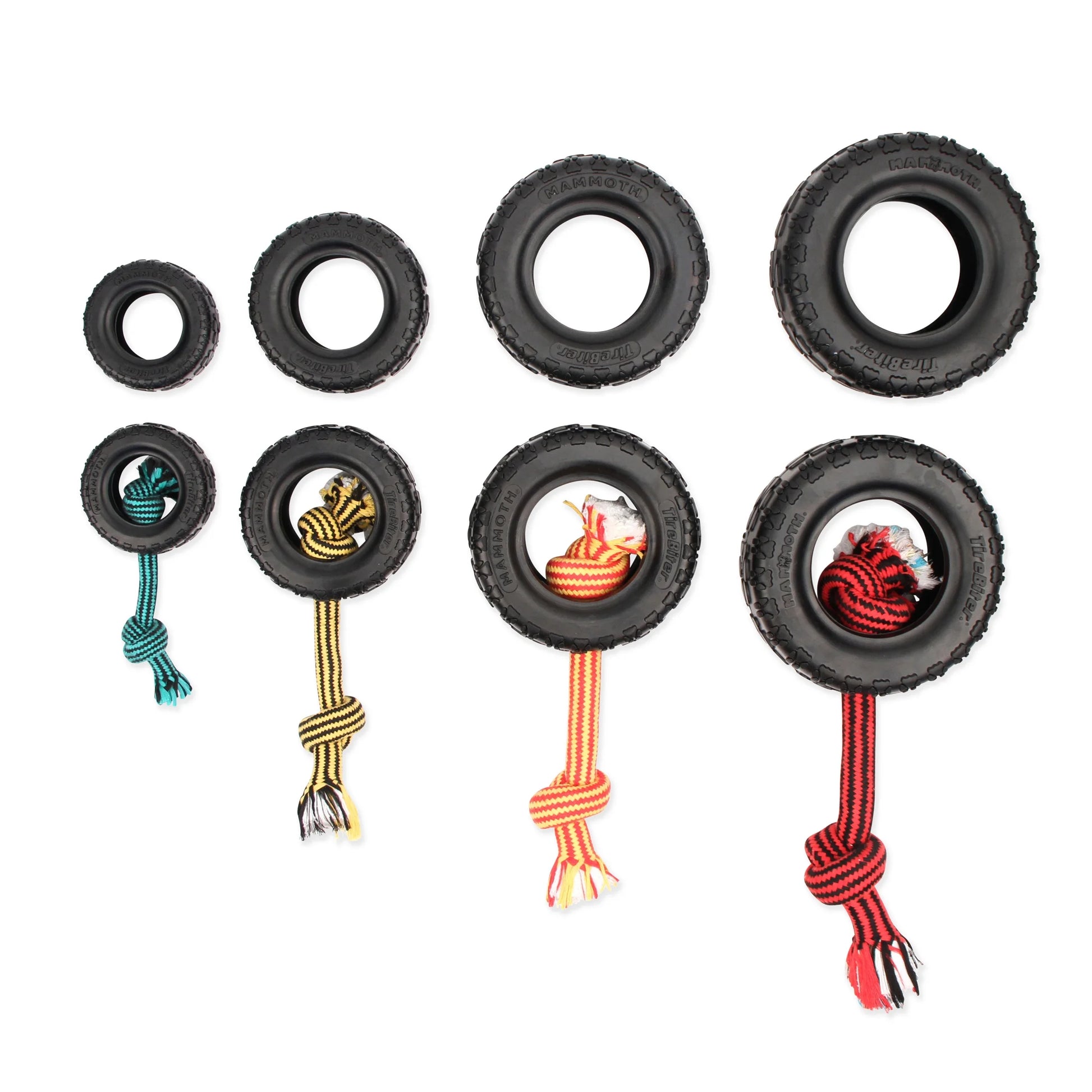 Ultimate TireBiter Advanced 5" Rubber Dog Toy for Medium Dogs - Tough, Durable & Fun!
