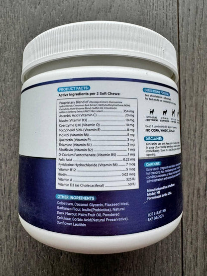 Dog Multivitamin Chewable with Glucosamine 20 in 1 Dog Vitamins And