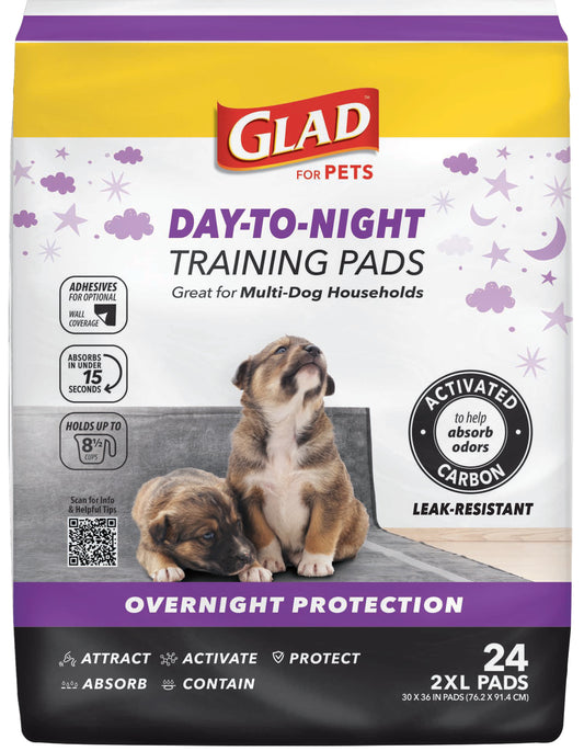 Giant Size Activated Charcoal Leak-Resistant Training Pads for Dogs, 30X36, 24 Count