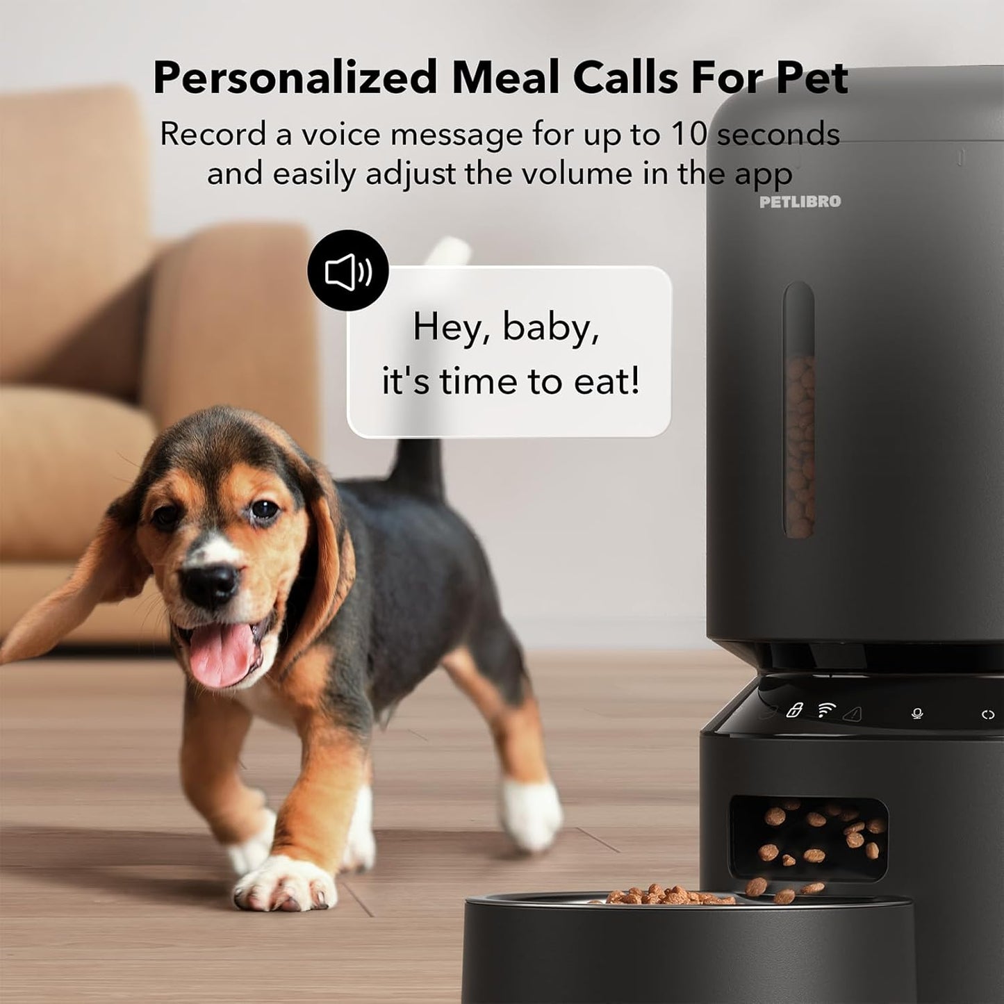 Revolutionize Your Pet's Mealtime with the 5L WiFi Automatic Pet Feeder – Freshness Preservation & Low Food Sensor for Up to 10 Meals a Day in Sleek Granary Black