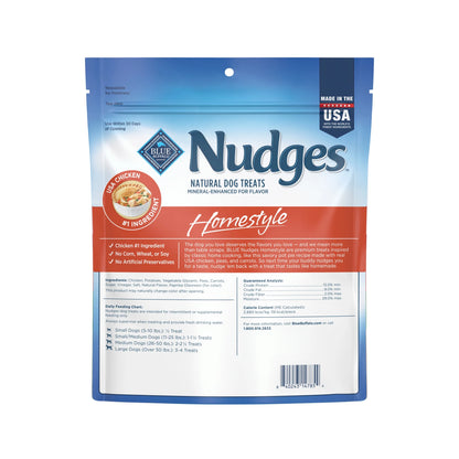Nudges Homestyle Natural Dog Treats with Real Chicken - 16 Oz Bag of Deliciousness for Your Furry Friend!