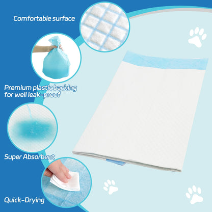 Puppy Pads Extra Large 28''X34'', XL Dog Pee Pads, 30Ct, Super Absorbent, Leak-Proof, 6 Layers Protection