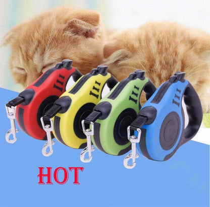 16.5FT Automatic Retractable Dog Leash - Ultimate Walking Lead for Your Pet - Free Shipping in the US!