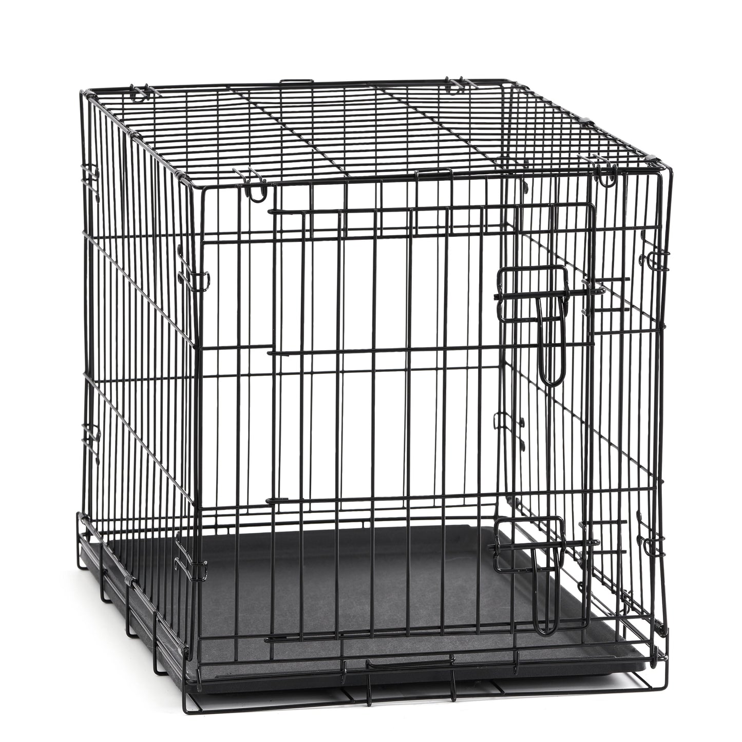 Premium Foldable 48" Dog Wire Crate with Divider & Leak-Proof Tray - Perfect for Training & Travel