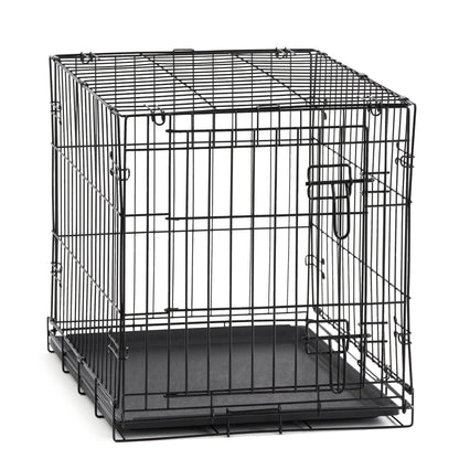 Premium Foldable 48" Dog Wire Crate with Divider & Leak-Proof Tray - Perfect for Training & Travel