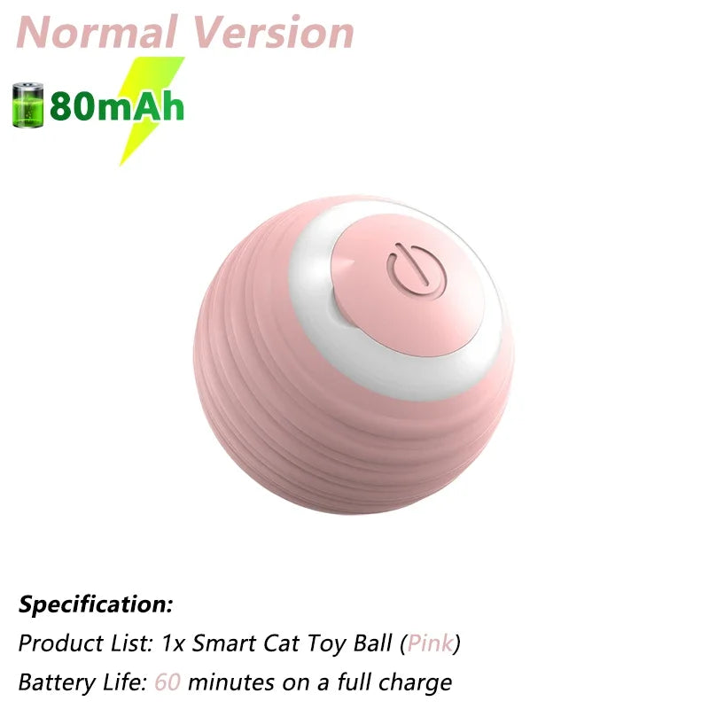 Endless Fun for Your Feline: Interactive Electric Rolling Ball Toy!