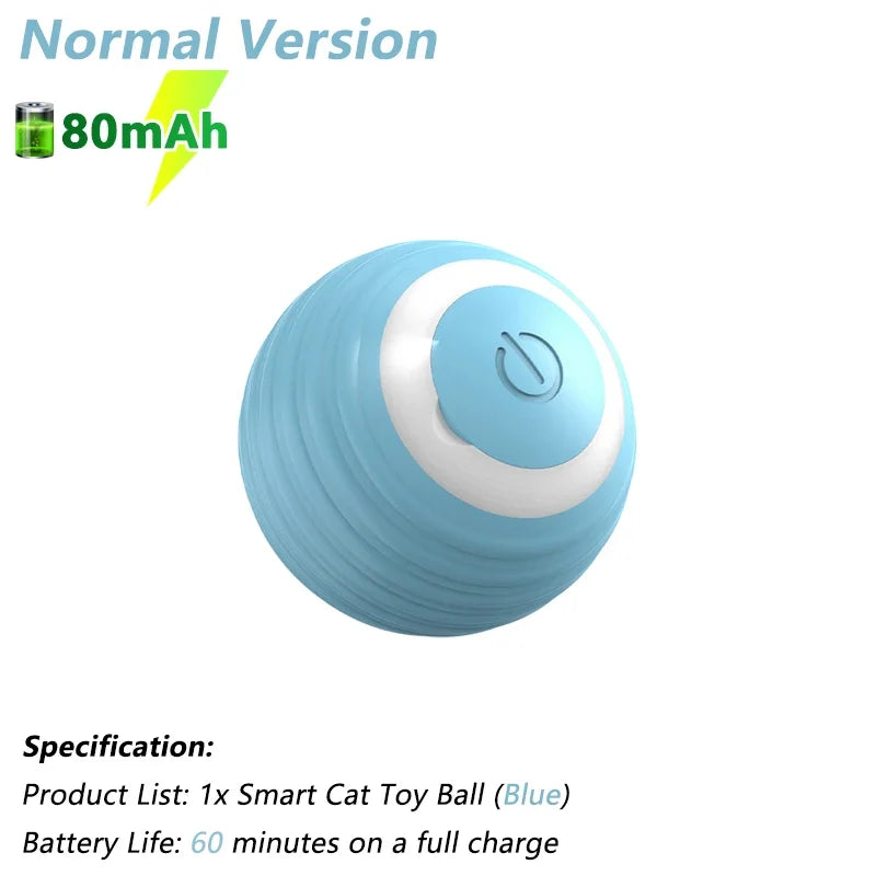 Endless Fun for Your Feline: Interactive Electric Rolling Ball Toy!